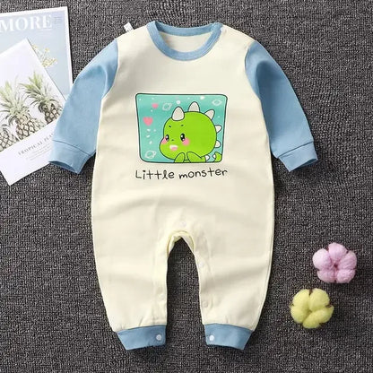 Newborn cotton cartoon unisex jumpsuit