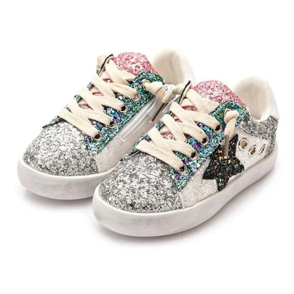 Fashion Glitter Star Kid's Sneakers