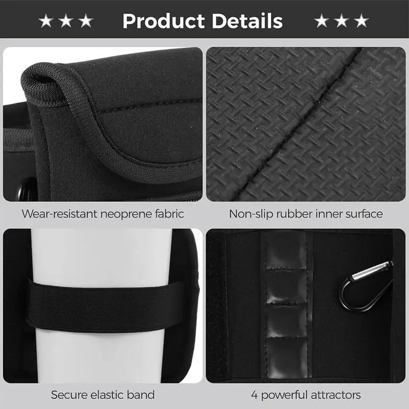 Magnetic Fitness Water Bottle Bag | East R Us