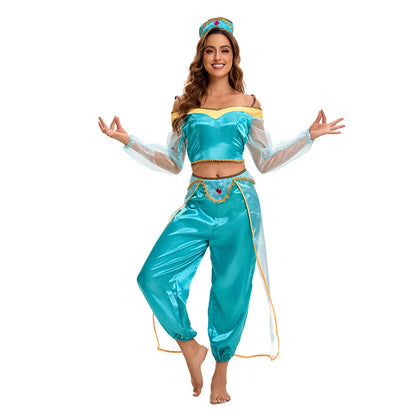 Fancy Cinderella Elsa Cosplay Halloween Dress