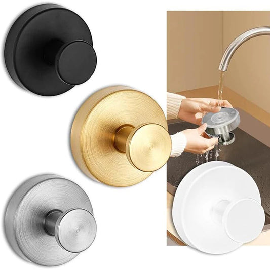 Stainless steel suction cup hook