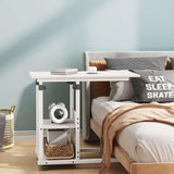 Height Adjustable Rolling Laptop Table