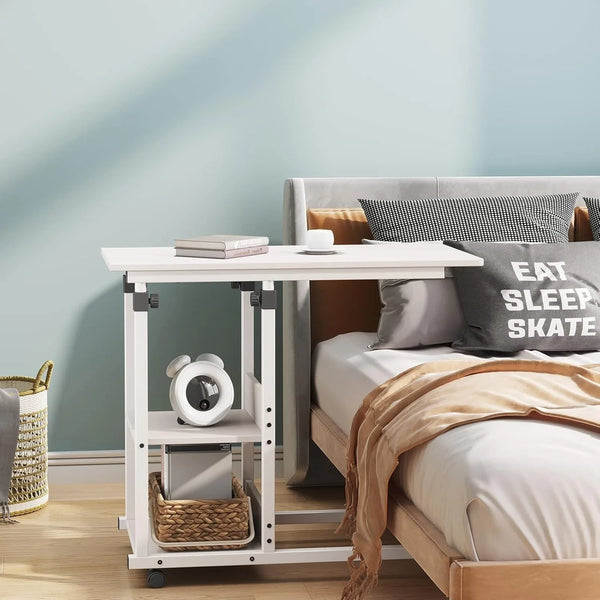 Height Adjustable Rolling Laptop Table