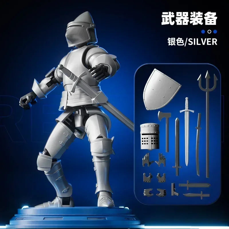 3D Printed Mannequin Character Assemble Toy