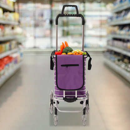Grocery trolley folding shopping cart