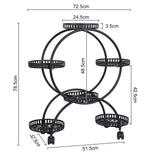 4 Layer 6 Pots Flower Holder