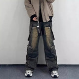 Men's Unique Jeans With Multiple Pockets