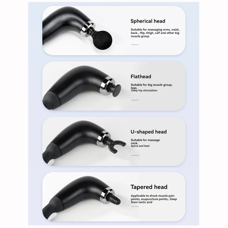 Smart Curved Hook Fascia Gun Electric Massager