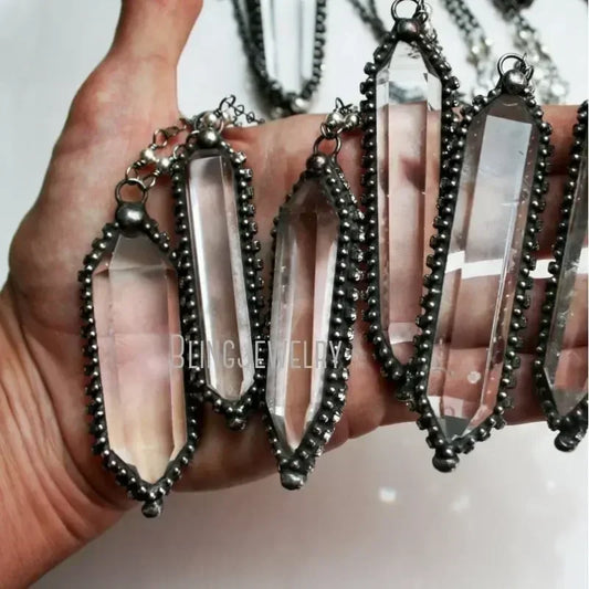 Crystal Stainless Steel Necklace