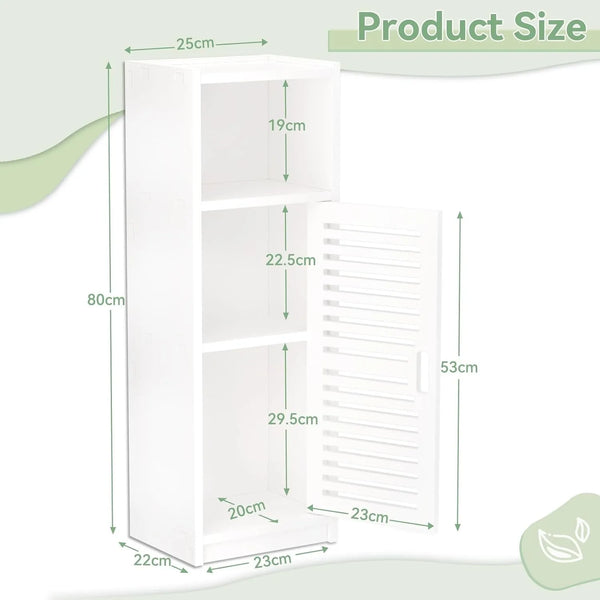 3 Tier Bedroom Floor Cabinet