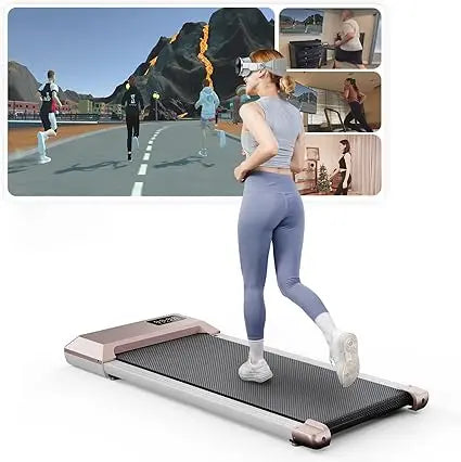 2 In 1 Under Desk Walk 35.5 X 15.5 Inch Run Area Treadmill