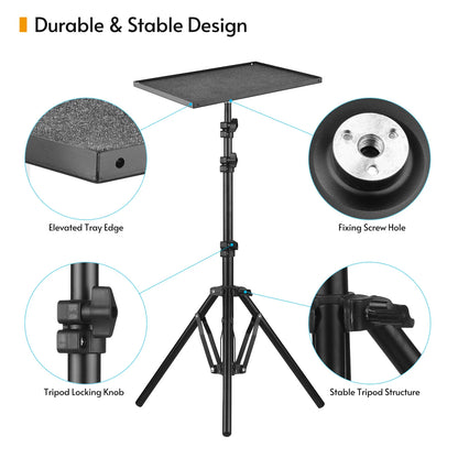 Universal laptop projector tripod stand & holder