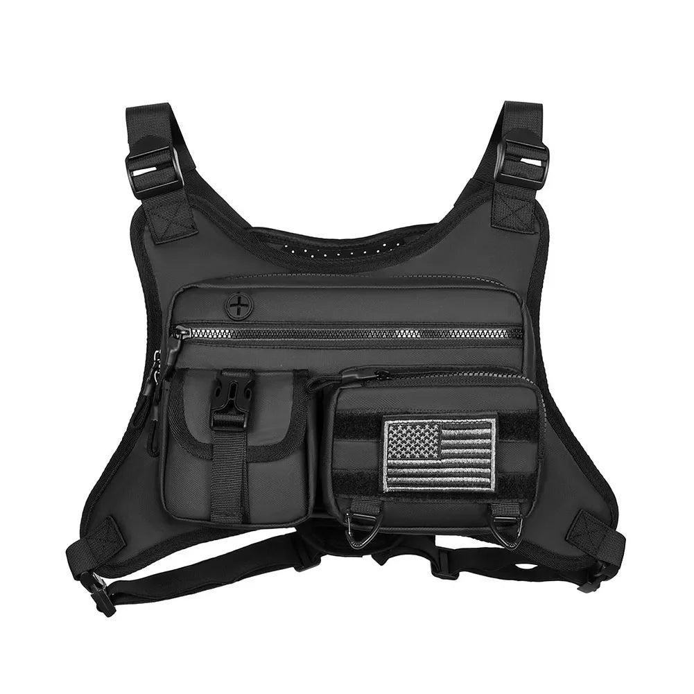 Adjustable strap fashion sport vest backpack