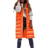 Loose Single-Breasted Cardigan Parkas Winter Vest Coat