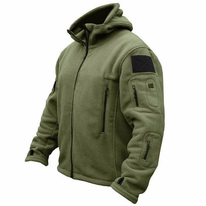 Winter thermal fleece tactical jacket