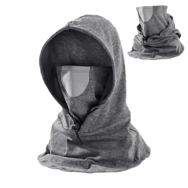 Winter Bike Hooded Mask With Neck Warmer