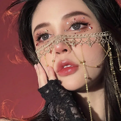 Vintage Lace Veil Mask