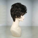 Short Fluffy Curly Heat-Resistant Synthetic Hair Wig
