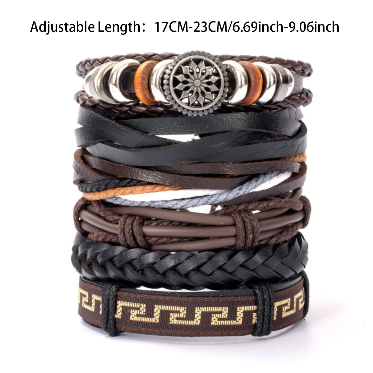 Fashion Multi-layer Beaded Leather Bracelet