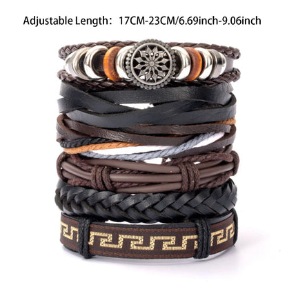 Fashion Multi-layer Beaded Leather Bracelet