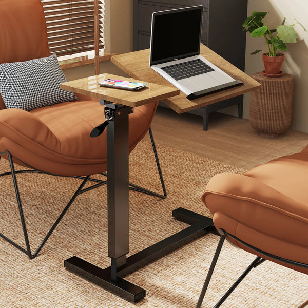 Adjustable Overbed Bedside Laptop Table