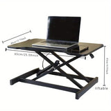 Ultra-Slim Adjustable Standing Desk Riser