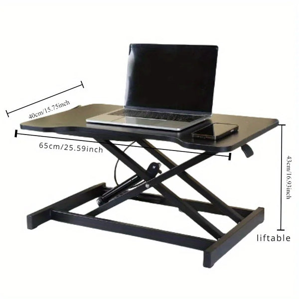 Ultra-Slim Adjustable Standing Desk Riser