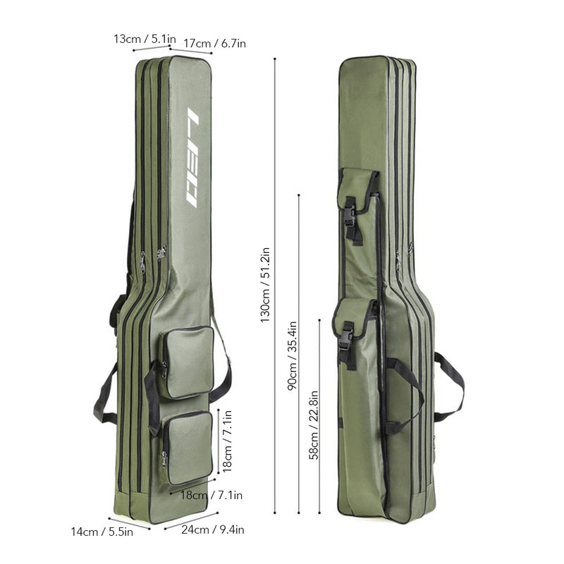 Portable Durable Fishing Rod Tackle Bag