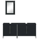3-Piece Engineered Wood Bathroom Furniture Set