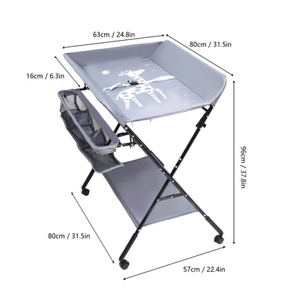 Foldable Household Diaper Changing Table