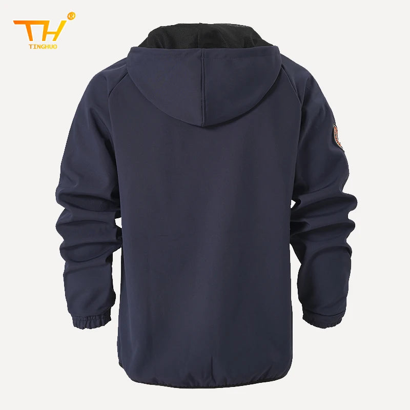 Men's Fleece Soft Shell Parker Coat