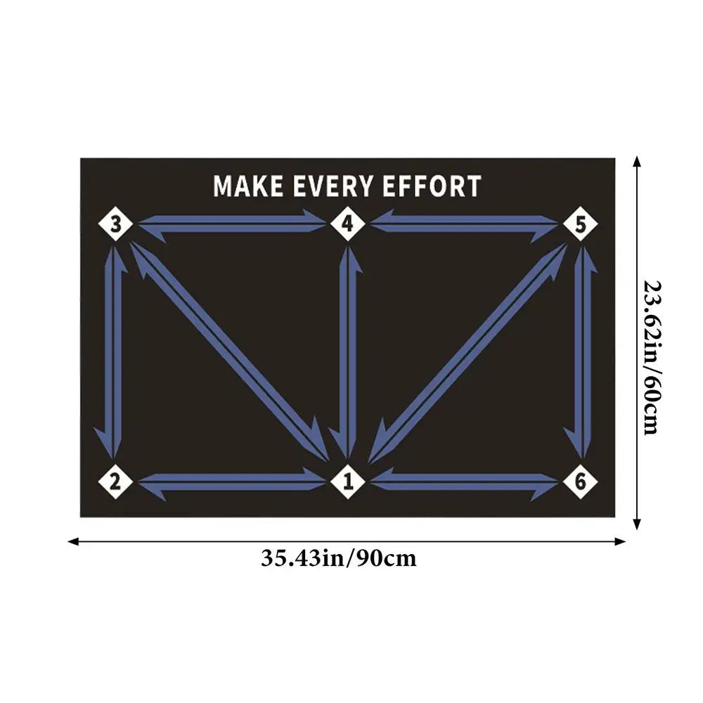 Soccer practice mat for kids