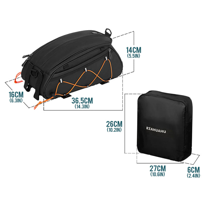 3-in-1 Bicycle Rear Seat Bag