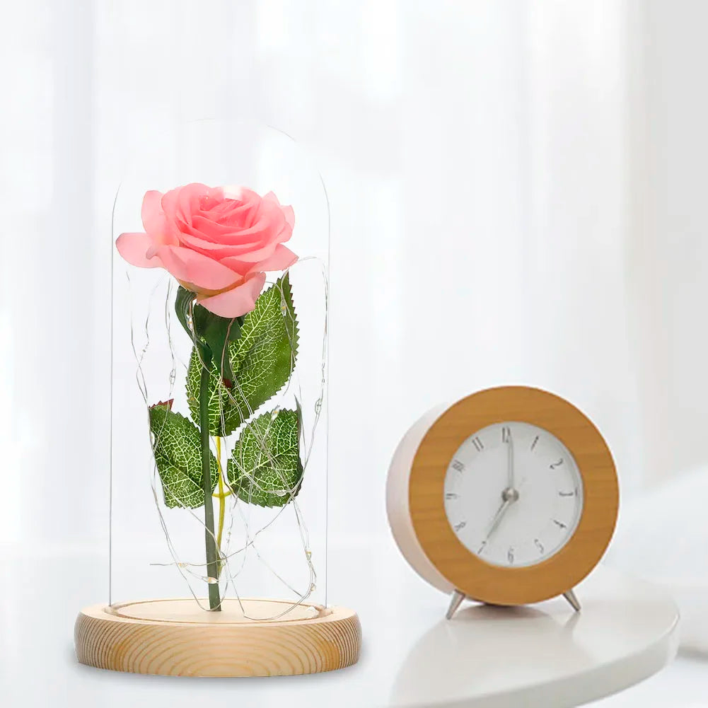 Led rose artificial flowers