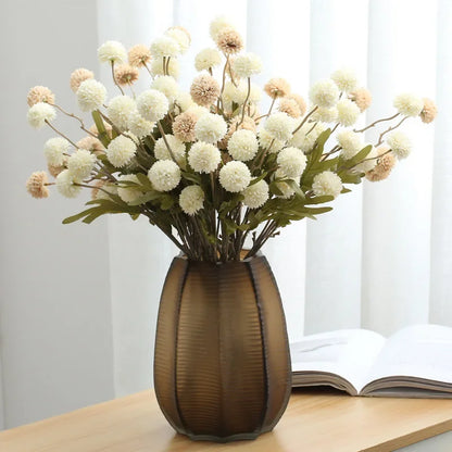 Silk dandelion artificial flower bouquet