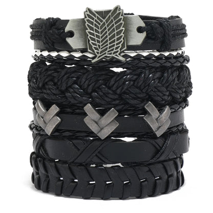 Fashion Multi-layer Beaded Leather Bracelet
