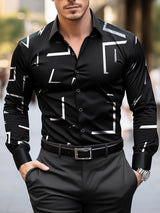 Comfortable Striped Soft Lapel Shirt