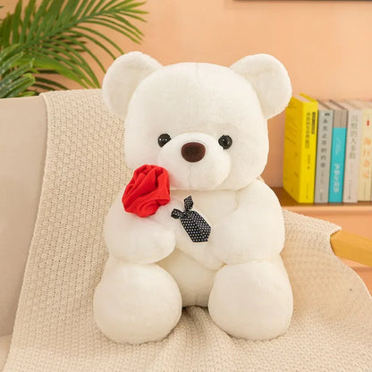 Valentine's day roses teddy bear