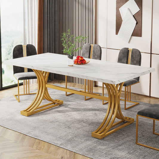 63-inch rectangular dining table