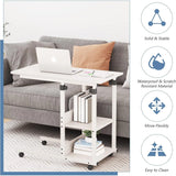 Height Adjustable Rolling Laptop Table