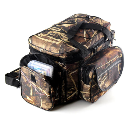 Large capacity fishing tackle bag