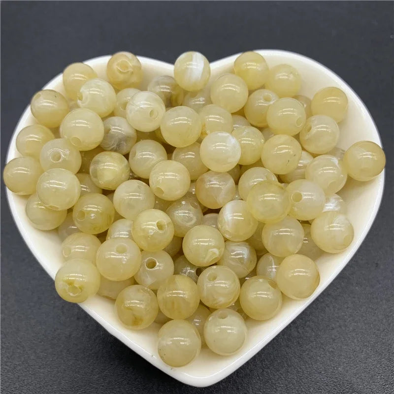 6pcs/ acrylic spacer beads for jewelry making