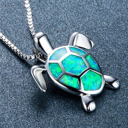 Bohemian Fire Opal Necklace