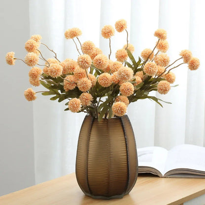 Silk dandelion artificial flower bouquet