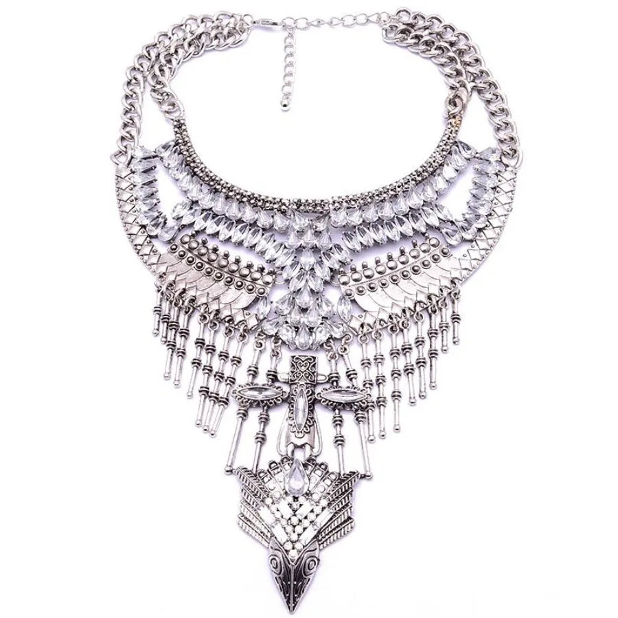 Luxury Diamond Long Clavicle Necklace