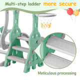 4 In 1 Kid's Slide And Swing Set