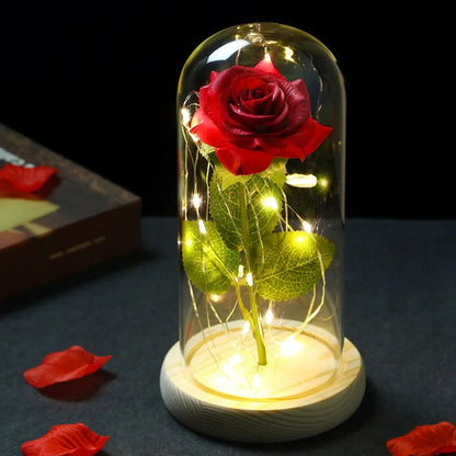 Led rose artificial flowers