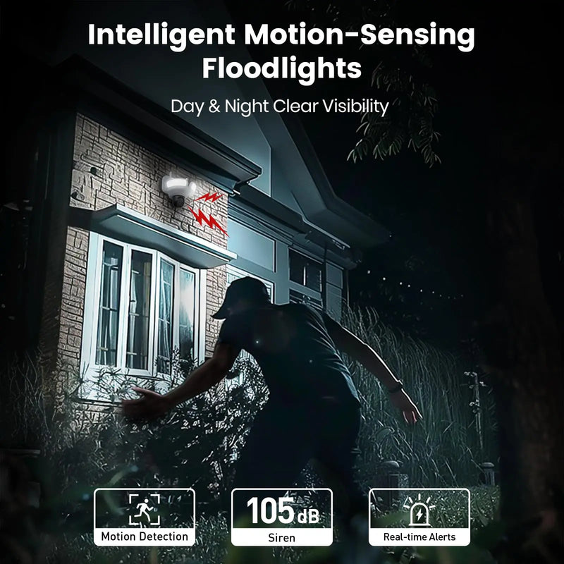 Outdoor 360° View Color Night Vision Wireless Security Camera
