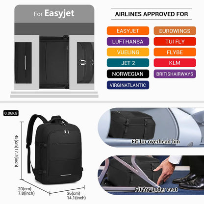 Laptop and weekend duffel bag