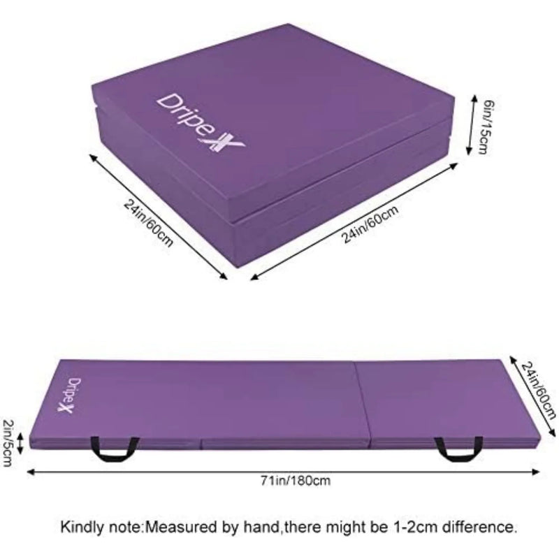 Nonslip PU Leather Yoga Mat - Soft & Foldable | East R Us